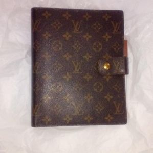 "Louis Vuitton Paris made in France"  Monogram  Agenda Planner 7"x9"